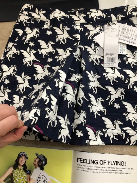 ※値下げ中　パーリーゲイツカタロペガサス柄ストレ ッチスカートサイズ1