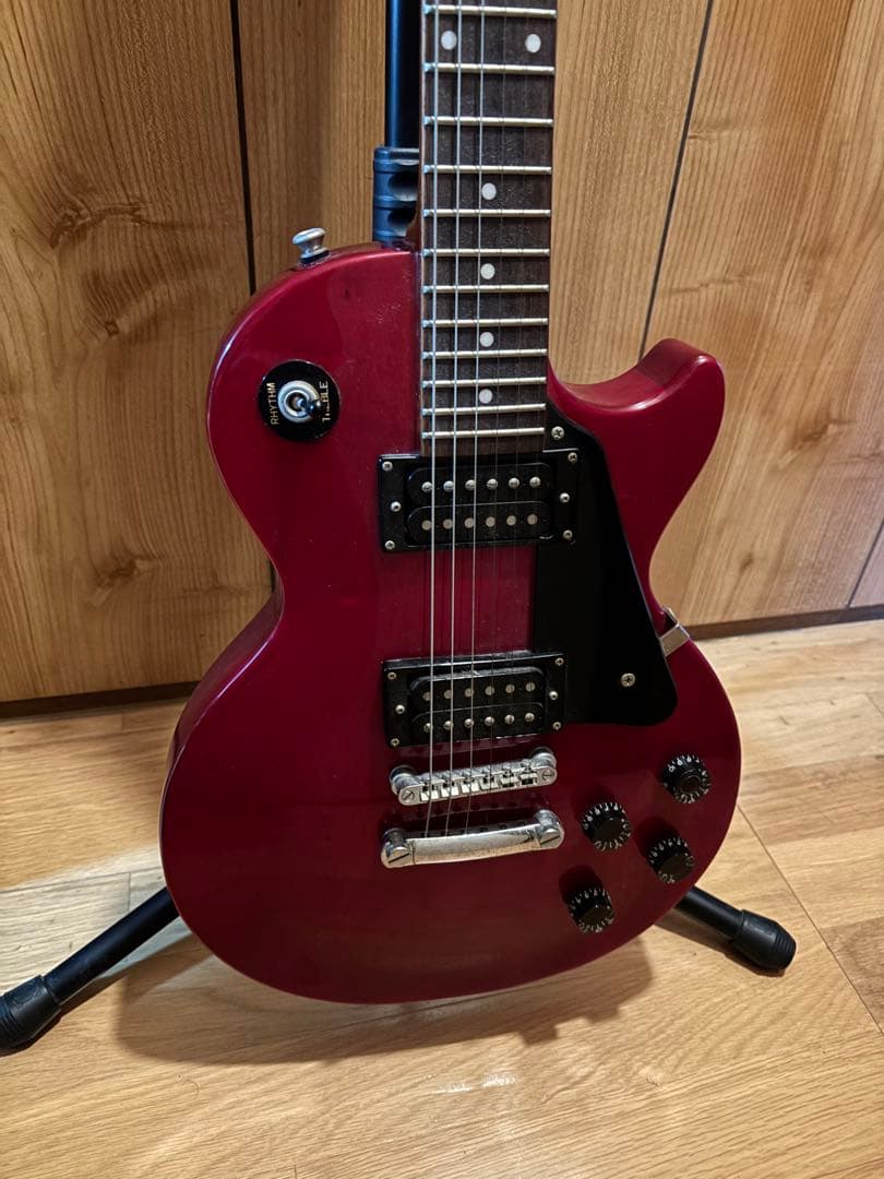 epiphone Les Paul studio ケース&スタンド付　赤 RED