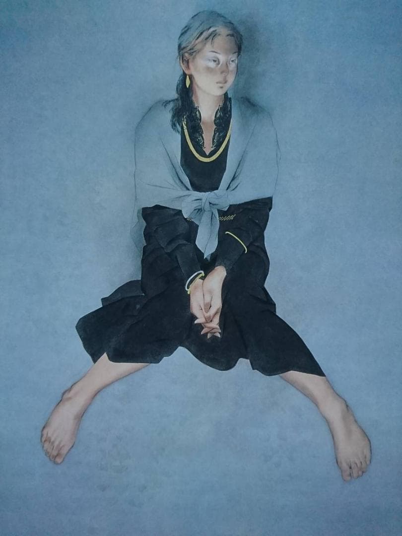 北田 克己、冬の訪ひ、厳選、希少画集画、新品高級額 額装付、きただ かつみ