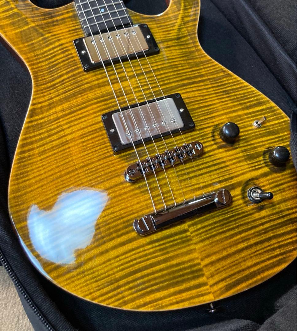 世界に1本 YOKOYAMA GUITARS エレキギター ホンマホ PRS搭載