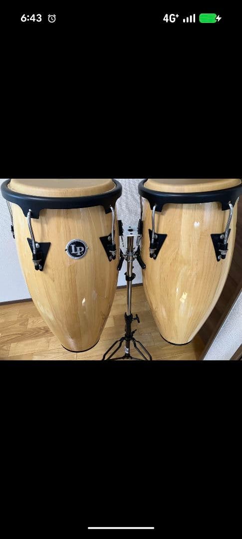 【miz】激安！説明書付き！LP コンガ　aspire スタンドセット