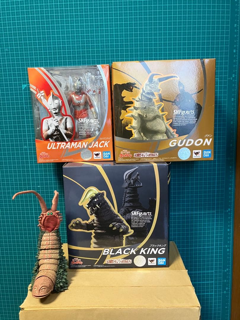 SHF ウルトラマンジャック、グドン、ブラックキング、ツインテール(箱無)セット