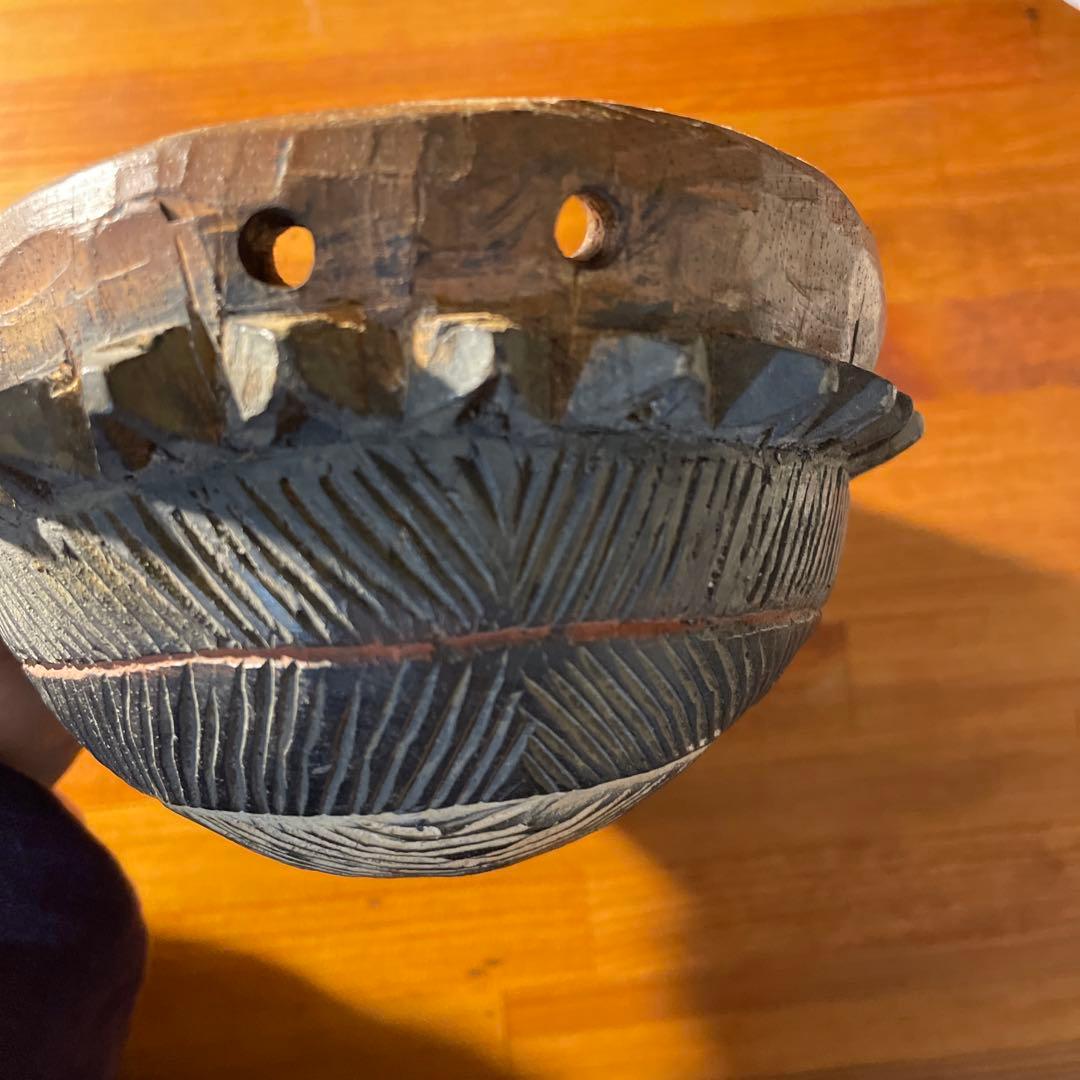 コートジボワール　ヤウレ族　お面　アフリカ　マスク