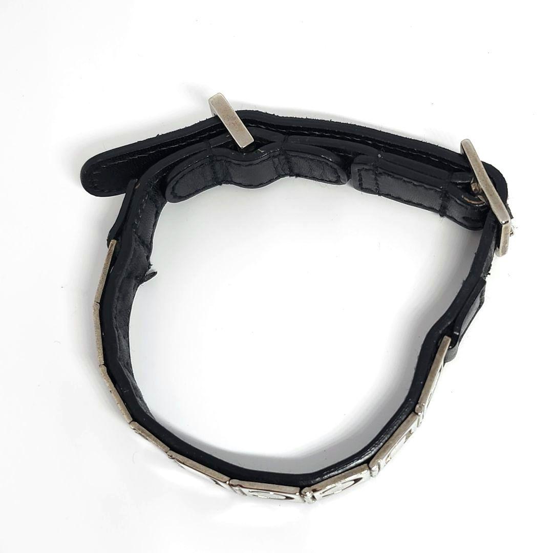 GUCCI グッチ Dog 首輪 リード セット レザー ブラック ペット