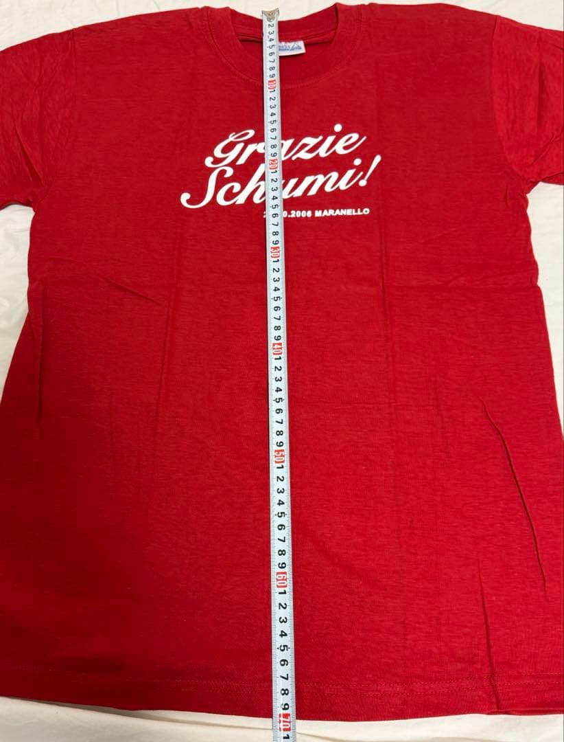 ミハエル•シューマッハ　フェラーリ引退記念Tシャツ グラッチェシューミー　M新品