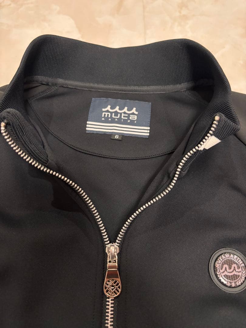 MUTA ブラック ジャージ上下セット アップ6