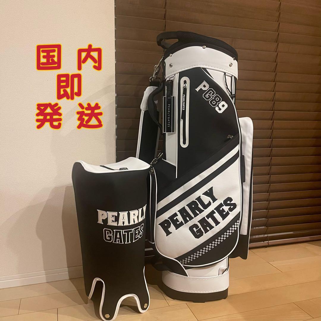 PEARLY GATESパーリーゲイツ キャディバッグ ゴルフバッグ PG89黒