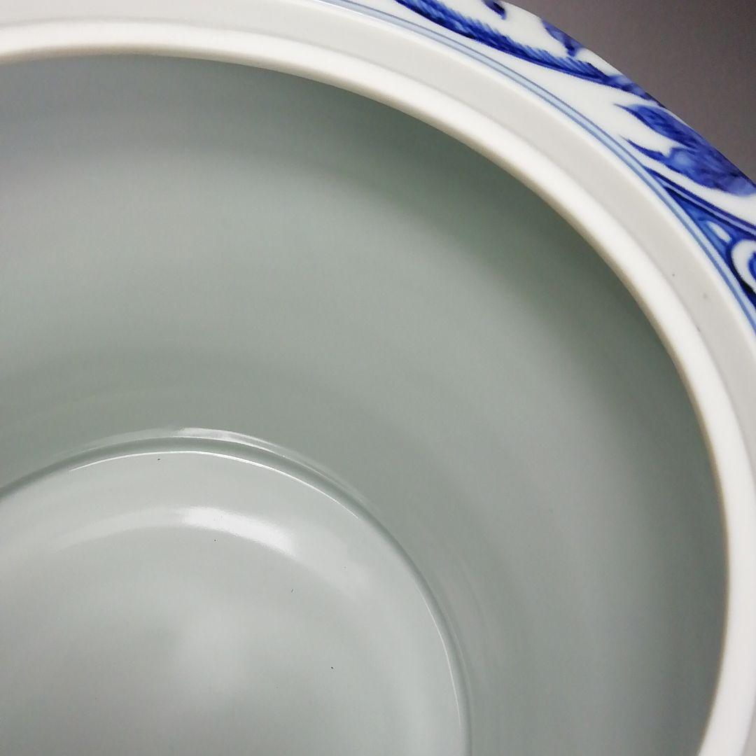 Ｓ５８１　水指　『祥瑞花鳥八角』『勝見永泉作』　共箱　茶道具