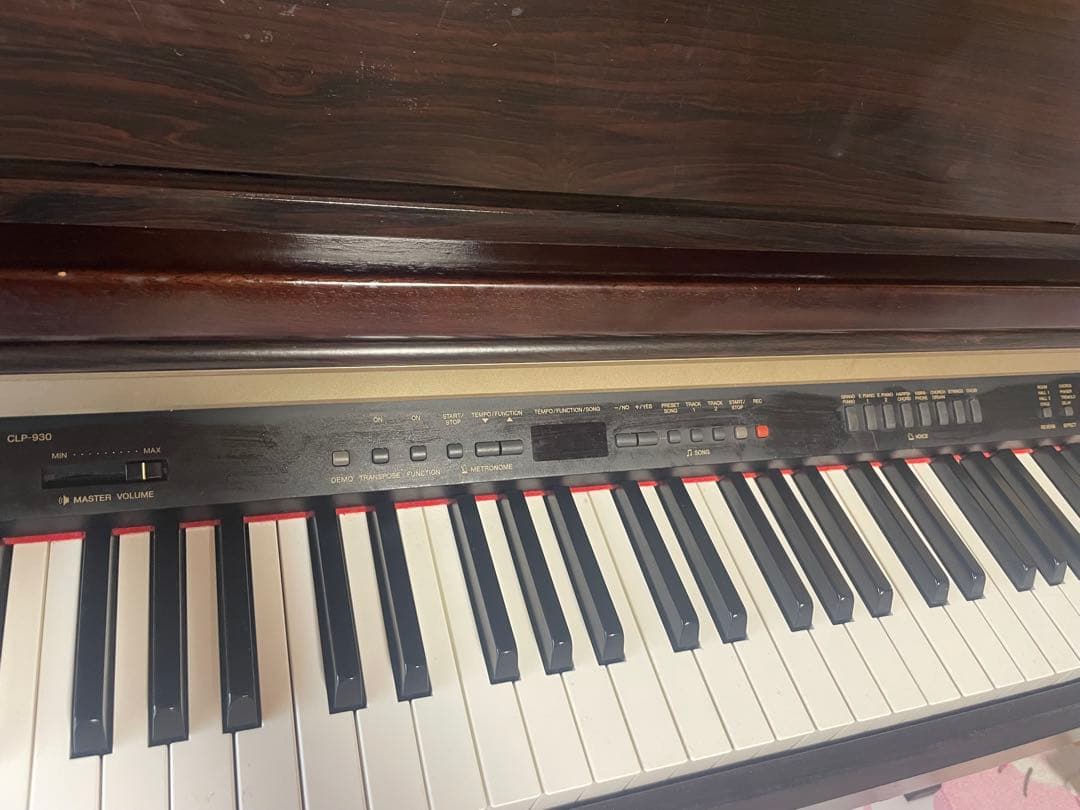 Yamaha CLP-500 電子ピアノ 88鍵 ダークウッド 椅子付き