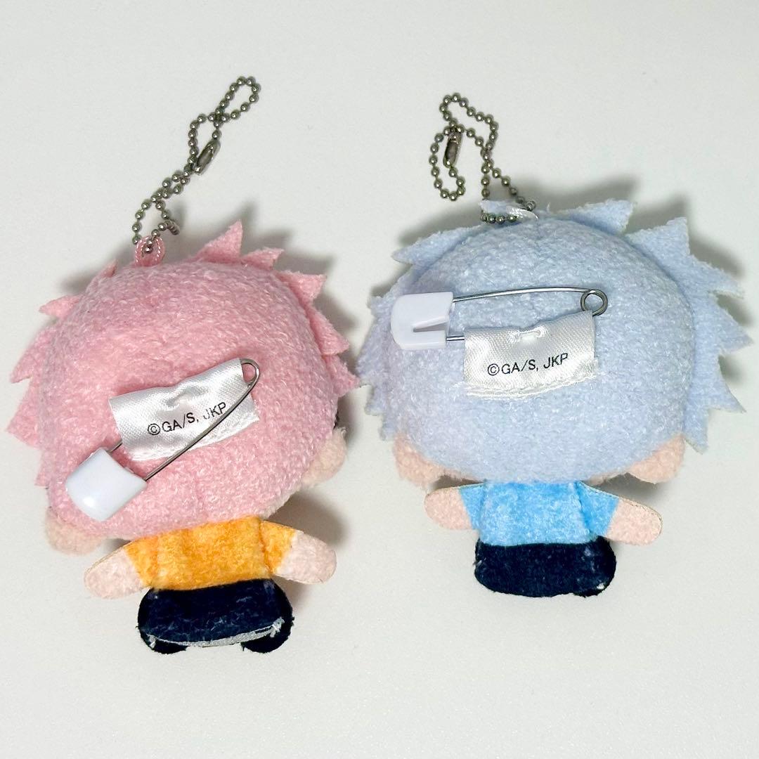 呪術廻戦 虎杖悠仁 五条悟 プラッシュマスコット ぬいぐるみ バッジ