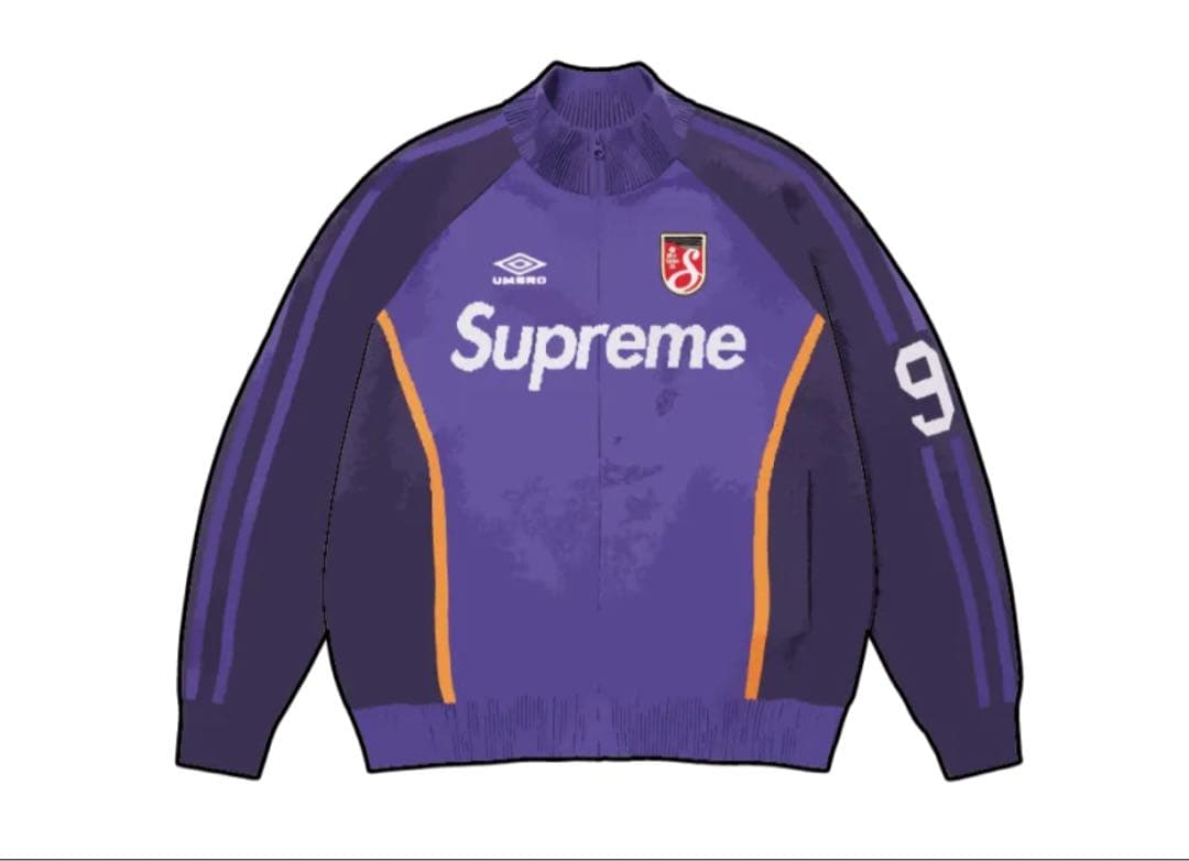 ウェア Supreme x Umbro Zip Up Sweater \