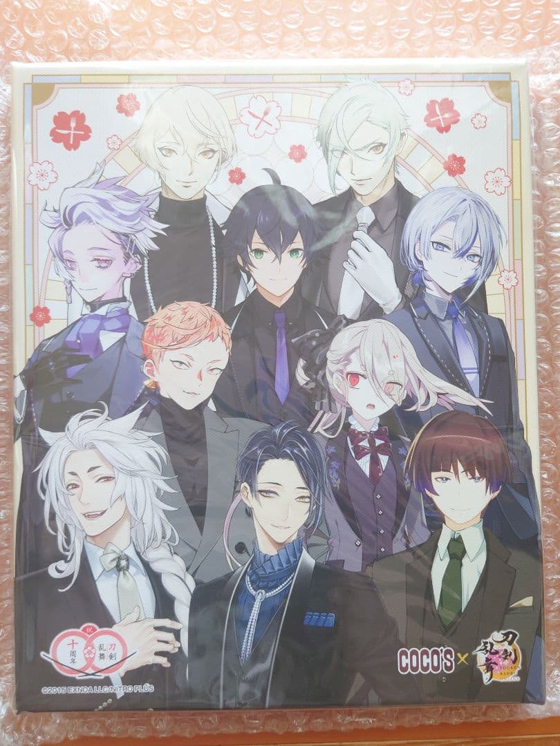 刀剣乱舞　ココス　当選品　キャラファインボード　三日月　小狐丸　膝丸　髭切