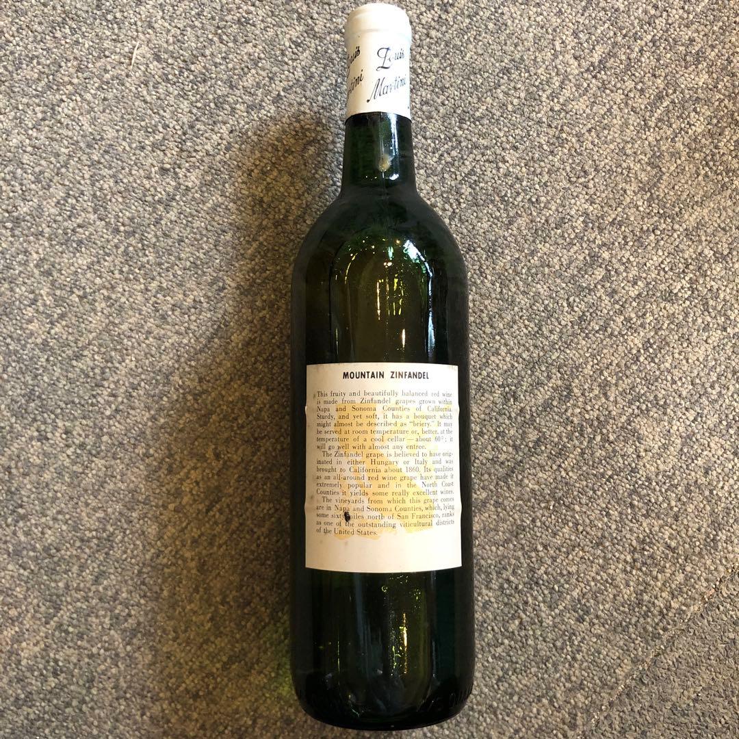 1968年 Louis M. Martini マウンテンジンファンデル