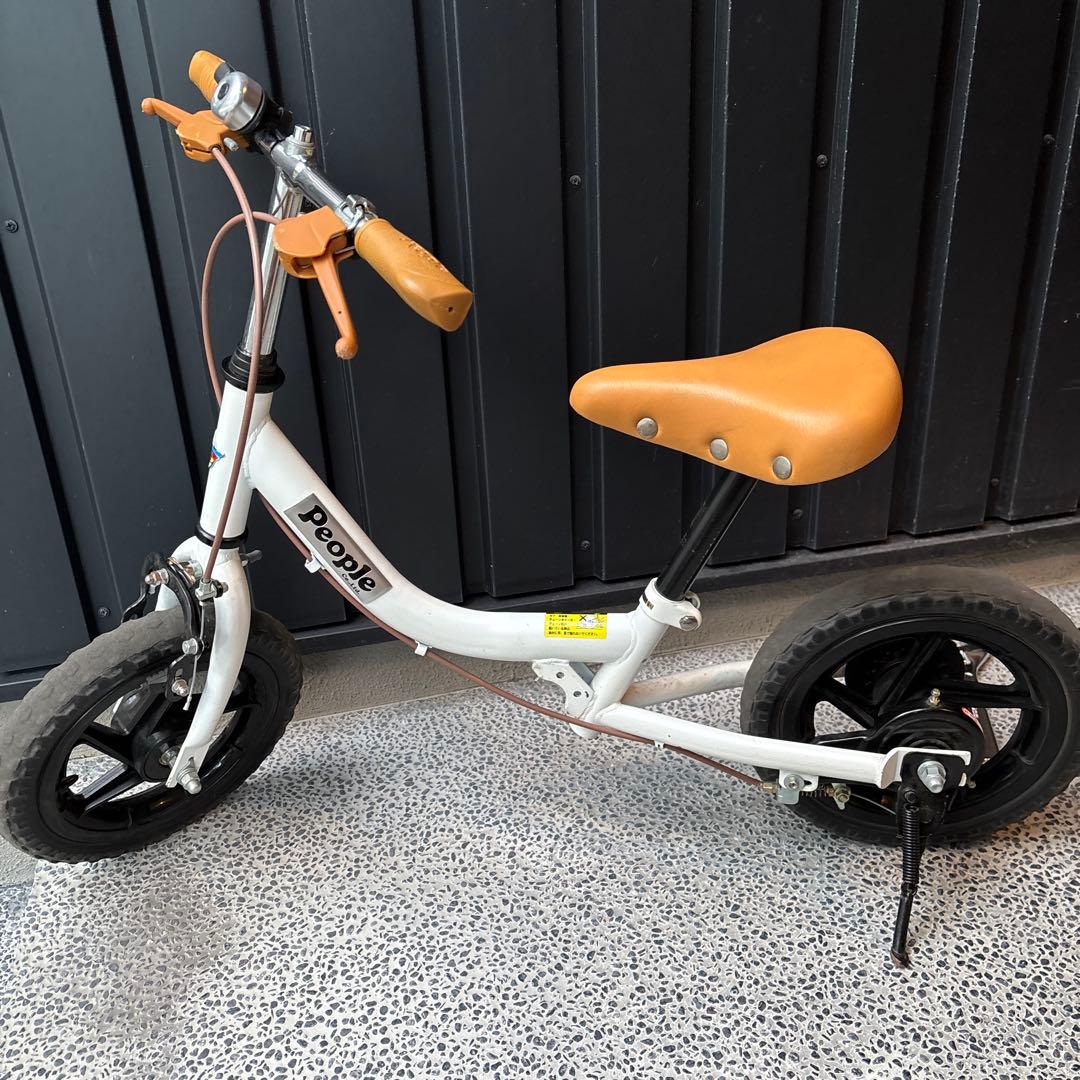 People 幼児用自転車 ブルーミングホワイト　12インチ