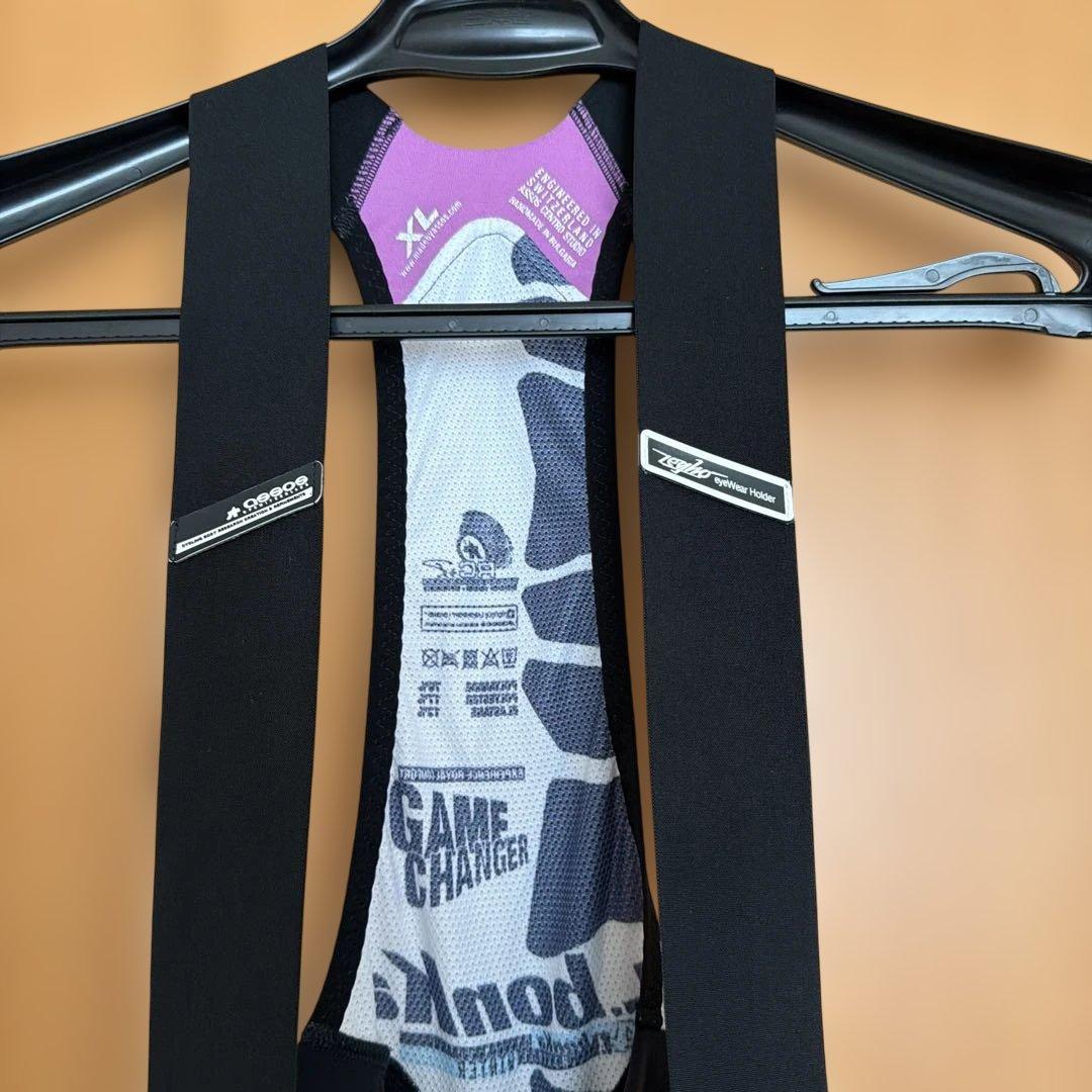 ASSOS XL ブラック ビブショーツ　裏起毛ゲームチェンジャー