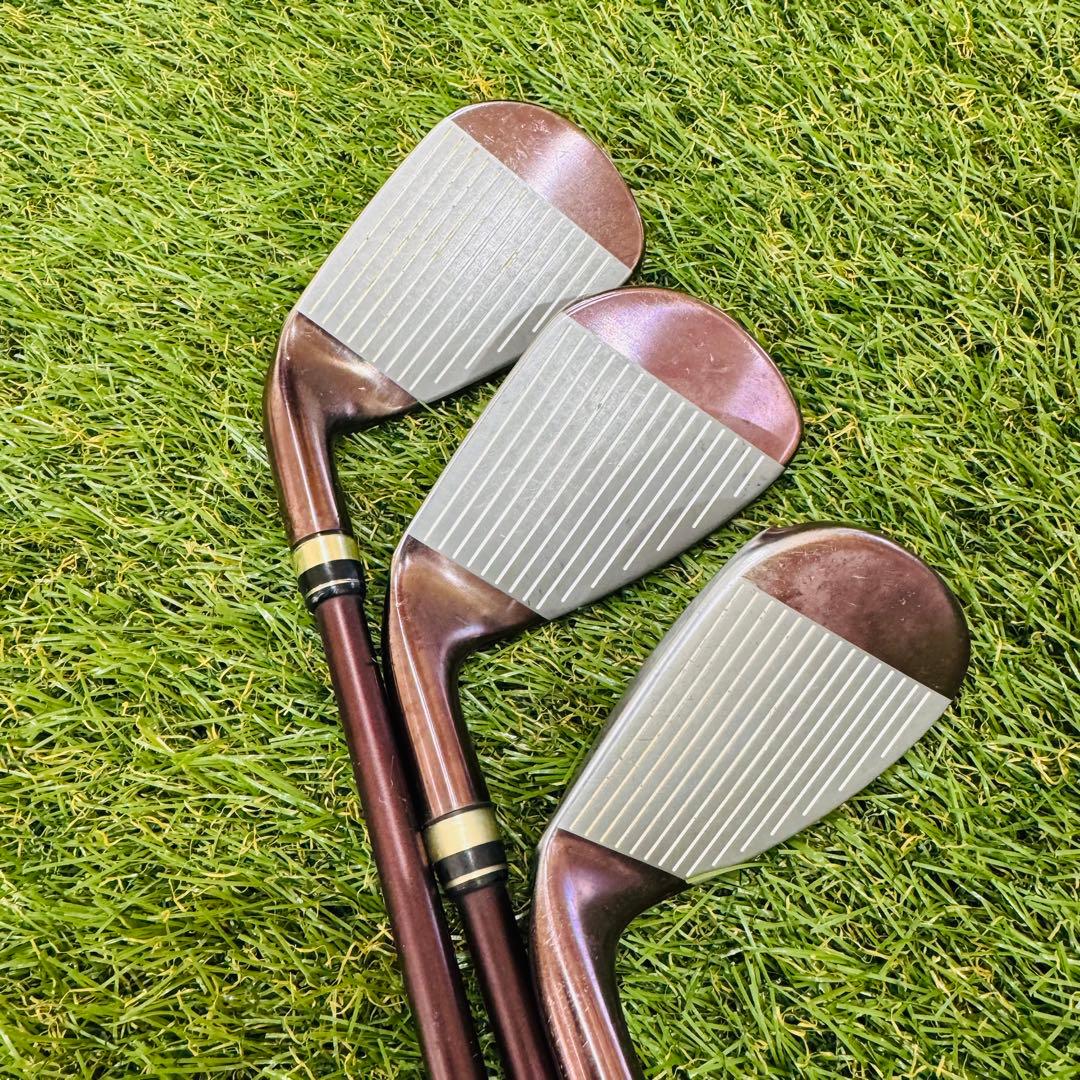 【グリップ新品】PRGR egg PC-01 レディース アイアンセット 3本