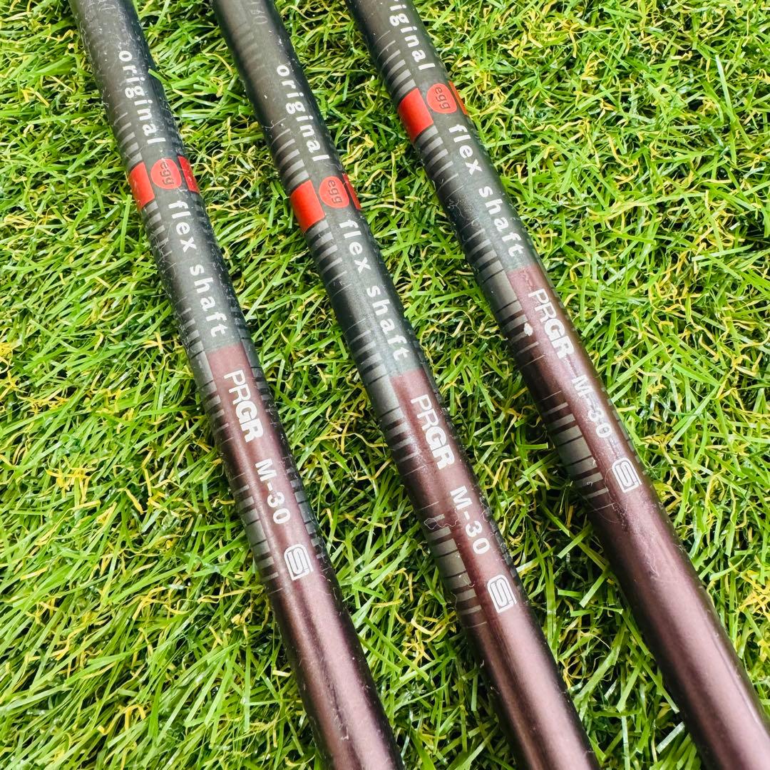 【グリップ新品】PRGR egg PC-01 レディース アイアンセット 3本