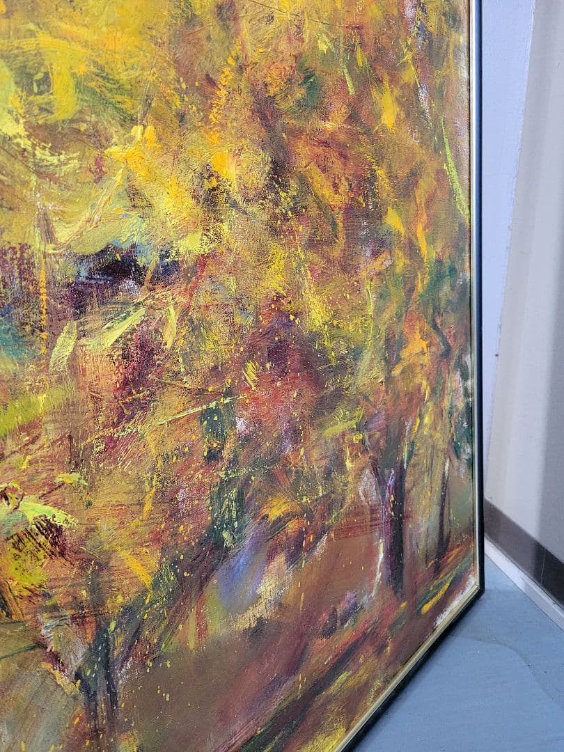 No.3「いちょうの木」絵画 油絵 キャンバス直筆