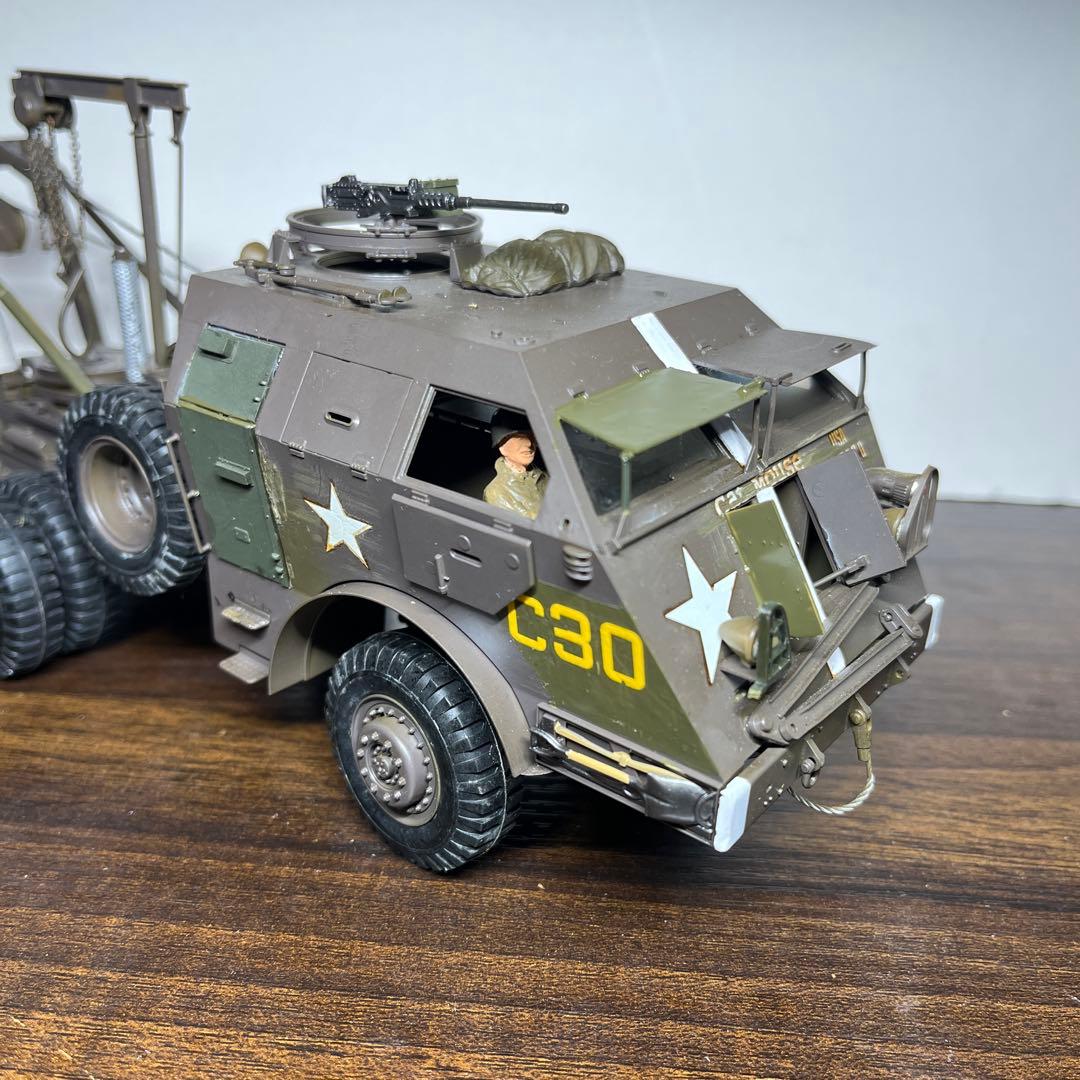 1/35 アメリカ軍　M25 戦車運搬車　クォードガントラクター