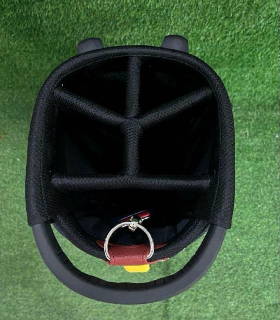 MALBON GOLF キャディバッグ スタンド付き ネイビーマルボン