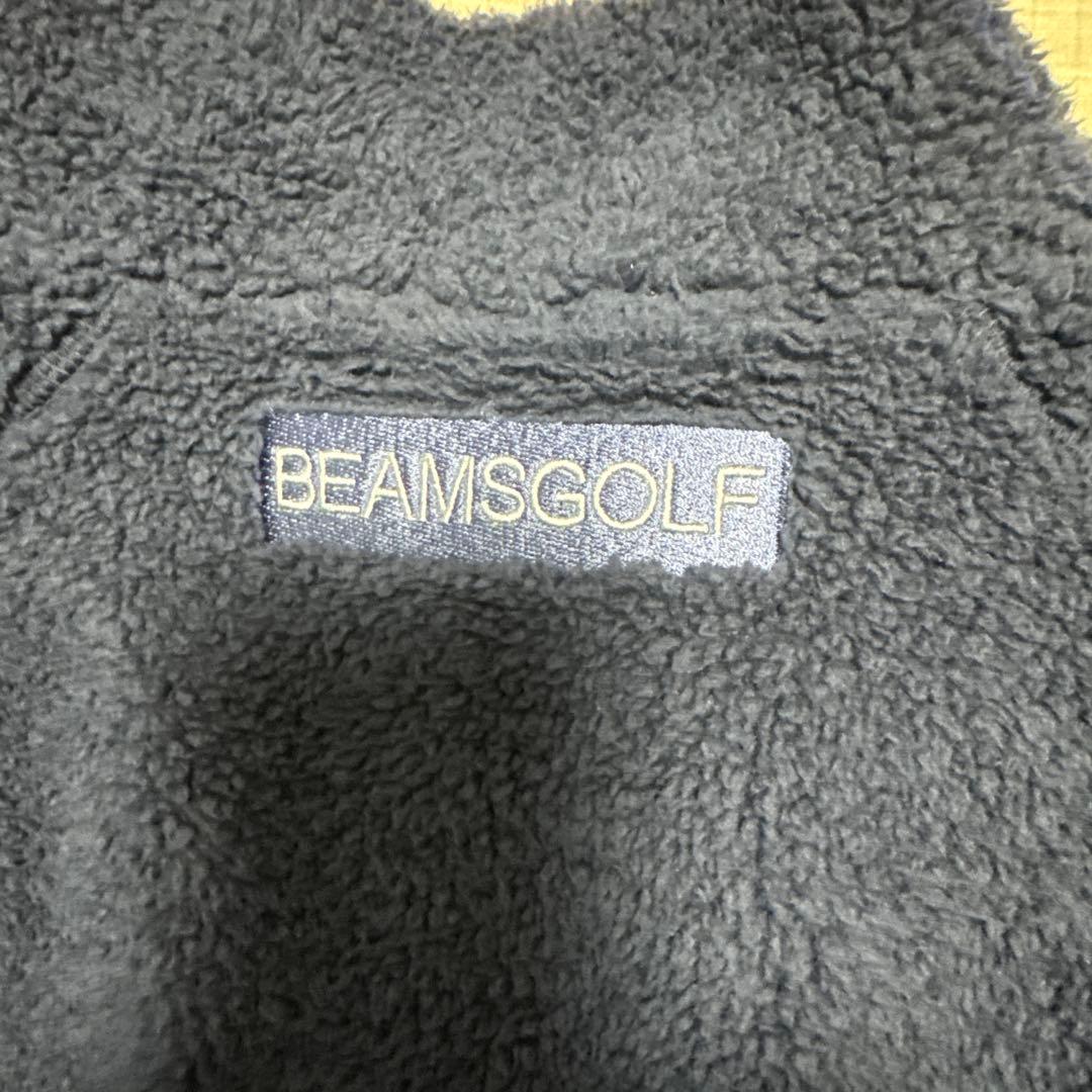 ビームスゴルフ　ボアフリースブルゾン　Ｌサイズ　ネイビー