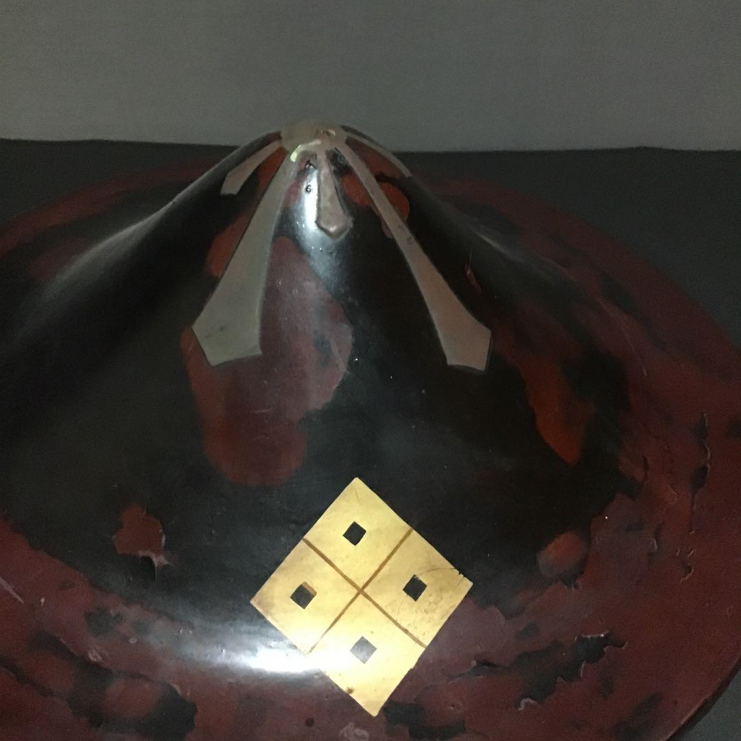 銅製　戦陣用陣笠　　江戸期