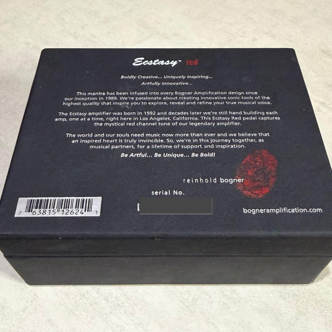 Bogner Ecstasy Red ボグナー ギター エフェクター