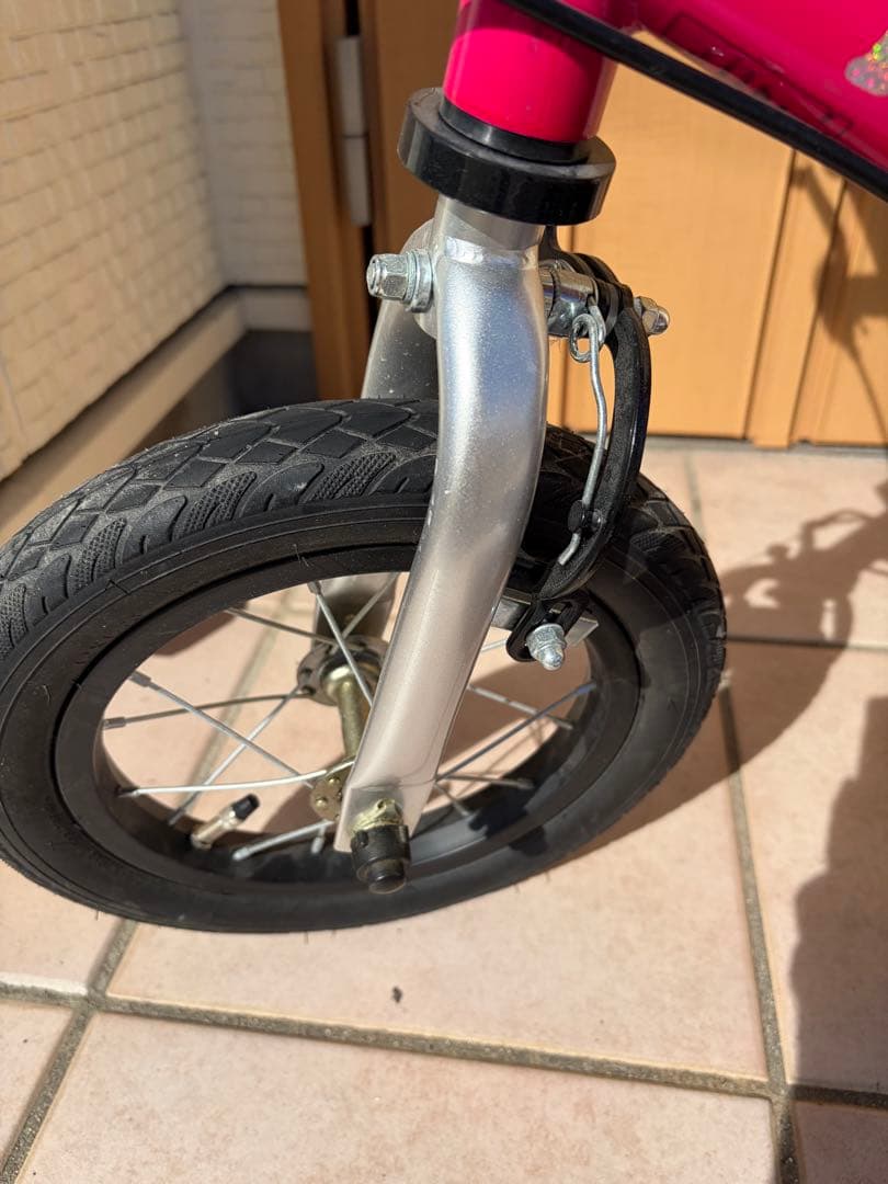 【中古】へんしんバイク2 12インチ ピンク