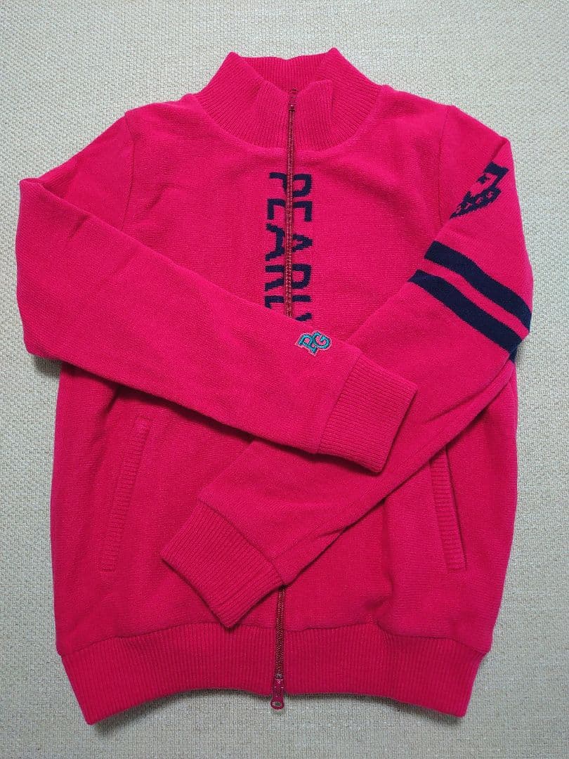 PEARLY'S ピンク フルジップセーター