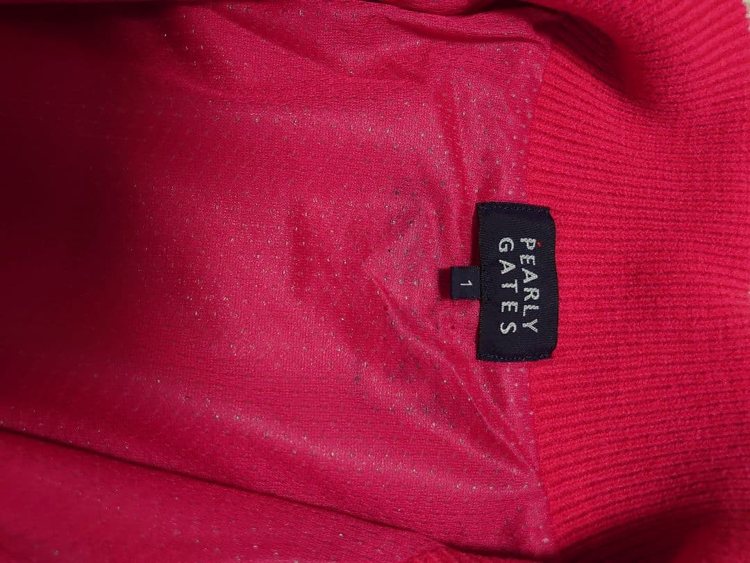 PEARLY'S ピンク フルジップセーター