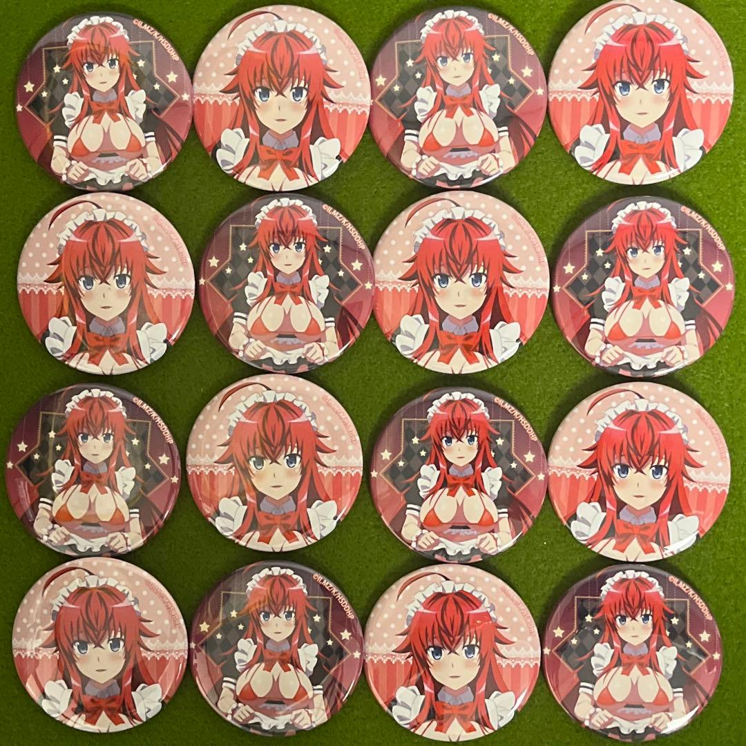 ハイスクールD×D HERO 缶バッジ セクシーメイド リアス 16点