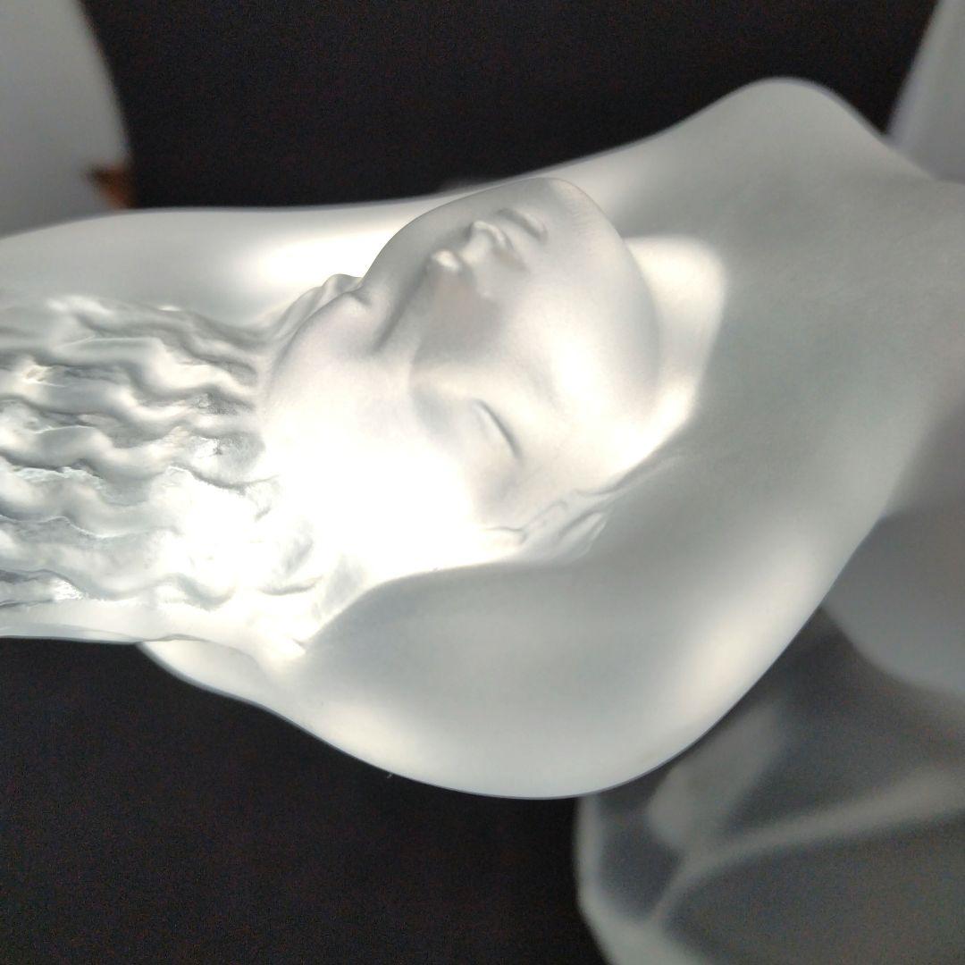 新品LALIQUEラリック裸婦像クリシスラジエターキャップカーマスコットバカラ