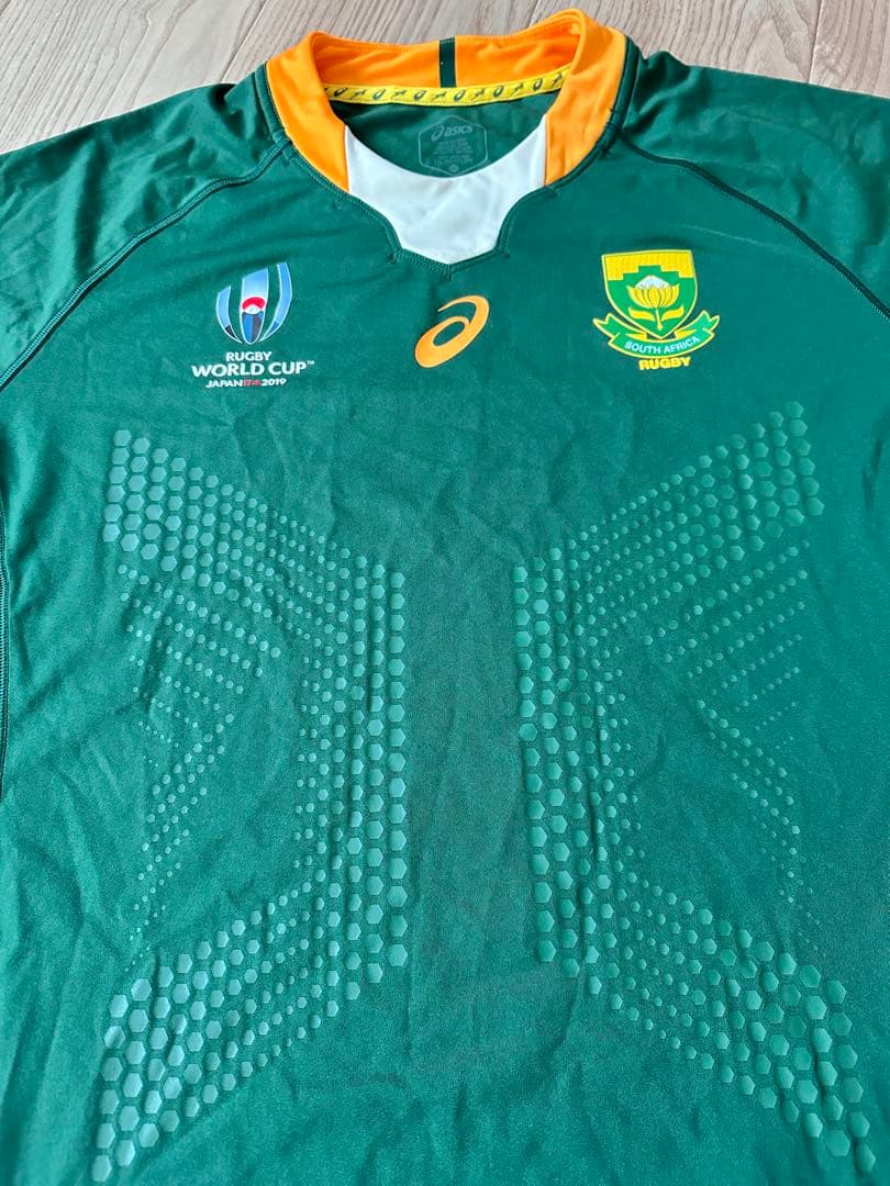 2019年ラグビーワールドカップ南アフリカ代表モデル　ジャージ（アシックス製）