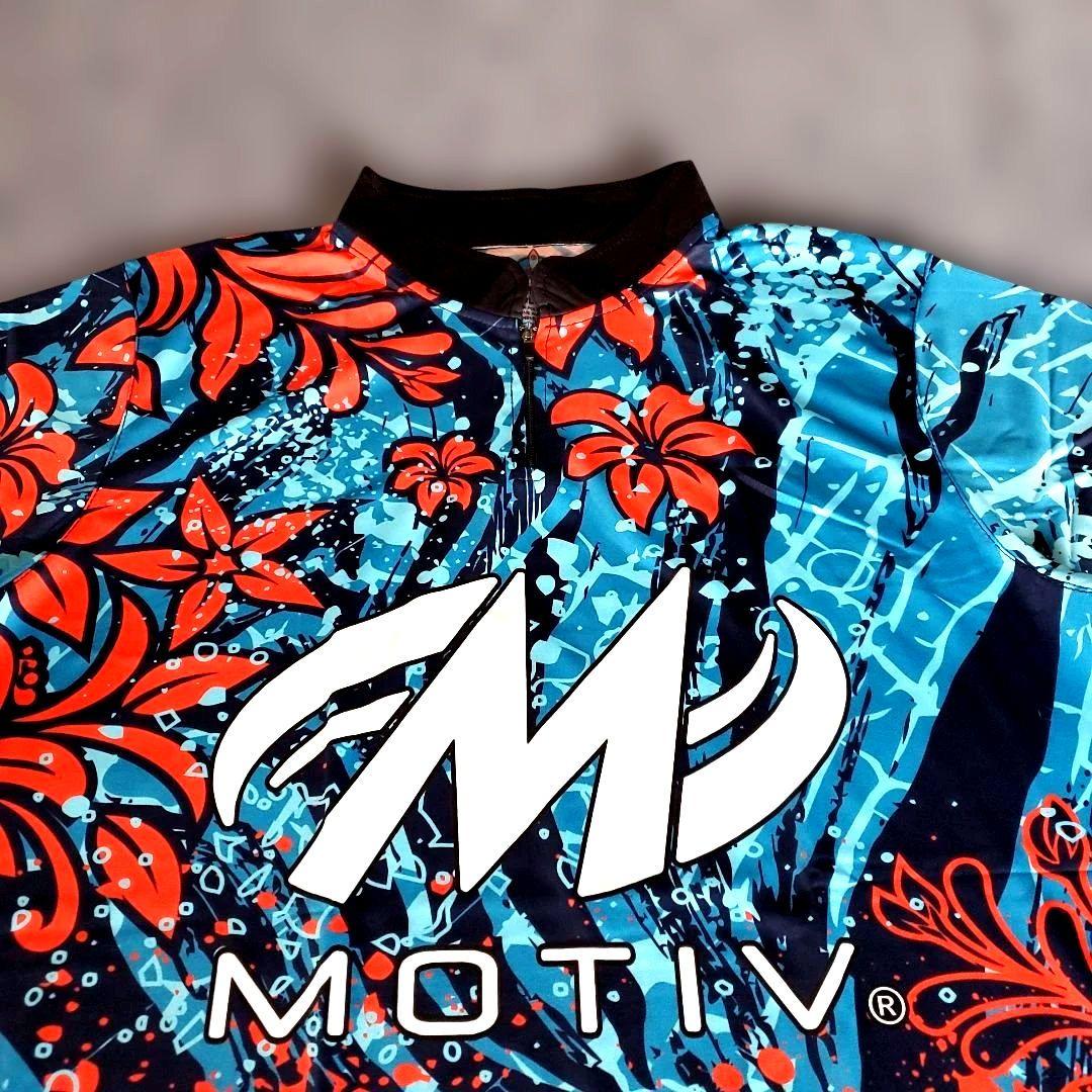 ✨日本未発売✨モーティブ 【2XL】　ブルー 大きめ　ボウリングウェア