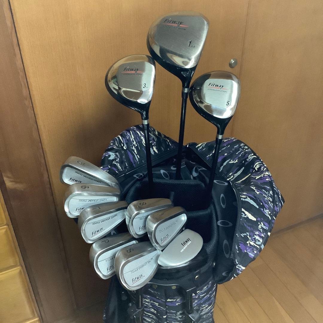 メンズ　ゴルフクラブセット　FIT WAY11本セット　キャディバッグ付