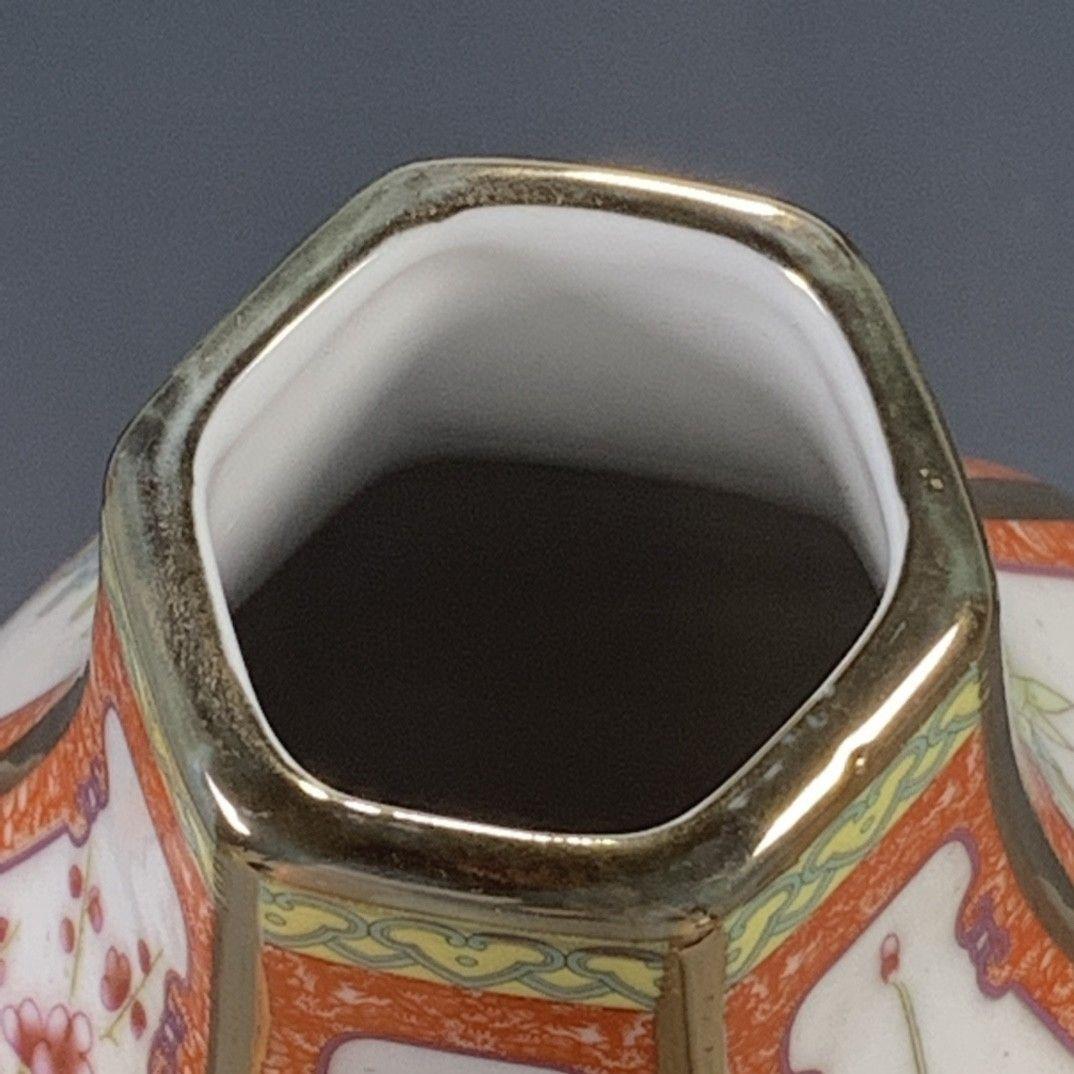 清乾隆粉彩蒔金十二支瓢簞賞瓶 景徳鎮 陶磁器 装飾品 現代工芸品 美術品 置物