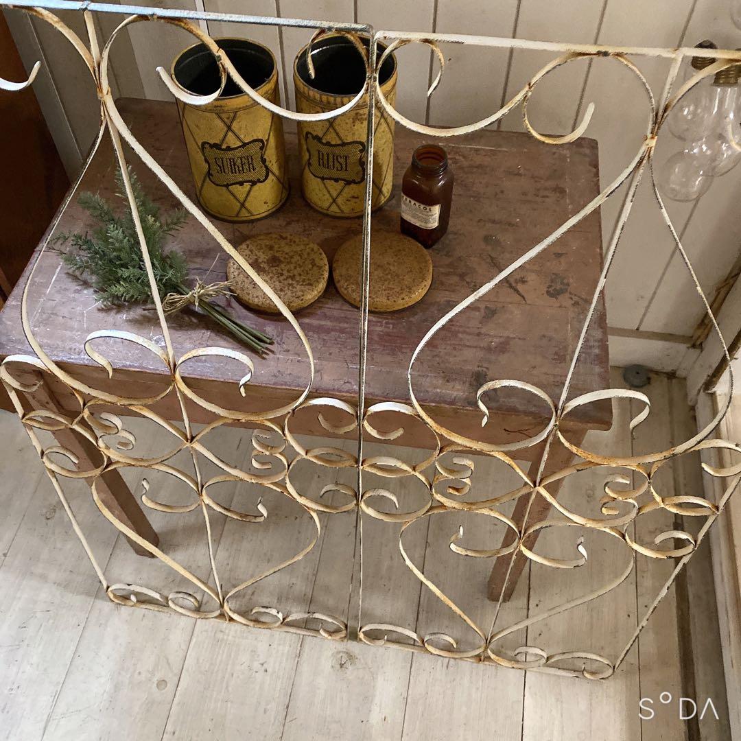 サナ23日まで取り置き アンティーク　アイアンフェンス ガーデンフェンス