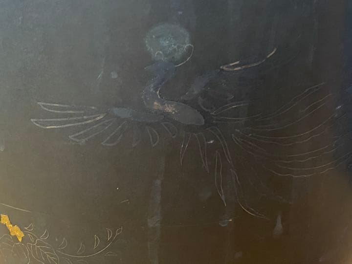 金属製 火鉢 植木鉢 金魚鉢 金物 骨董品 直径25cm×高さ24cm