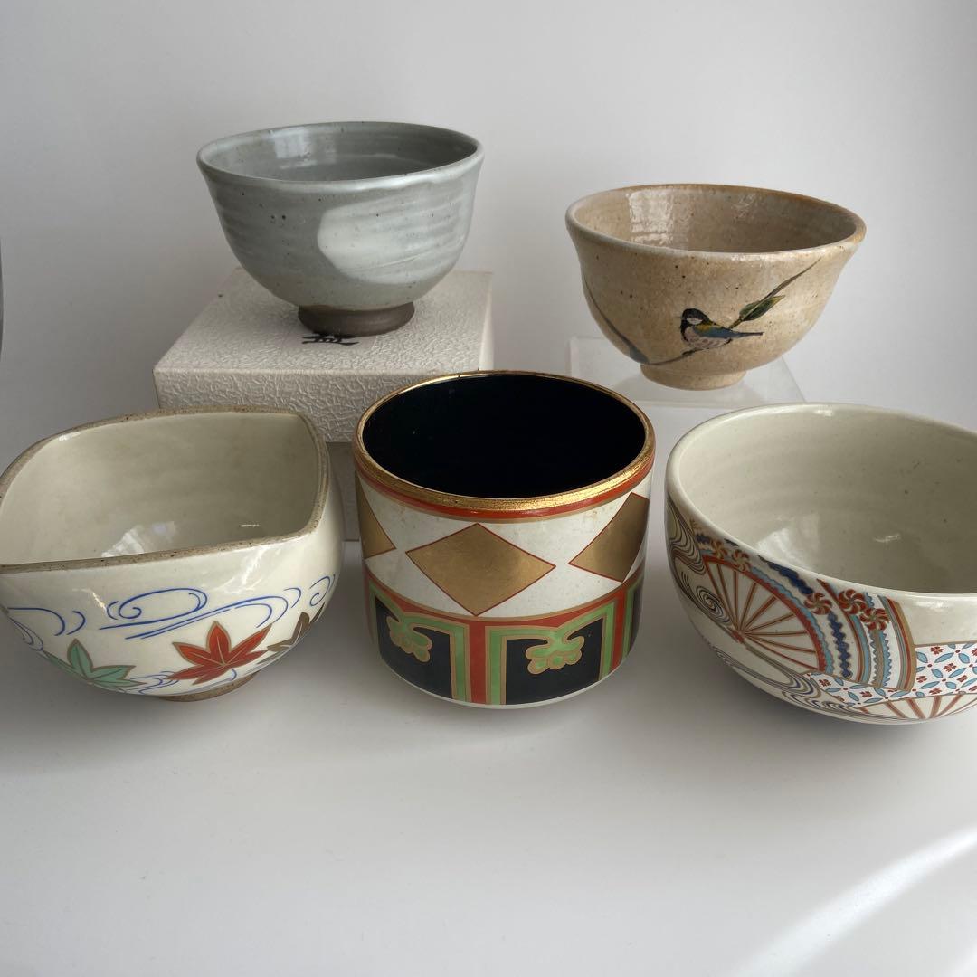 抹茶碗　5個 まとめ売り