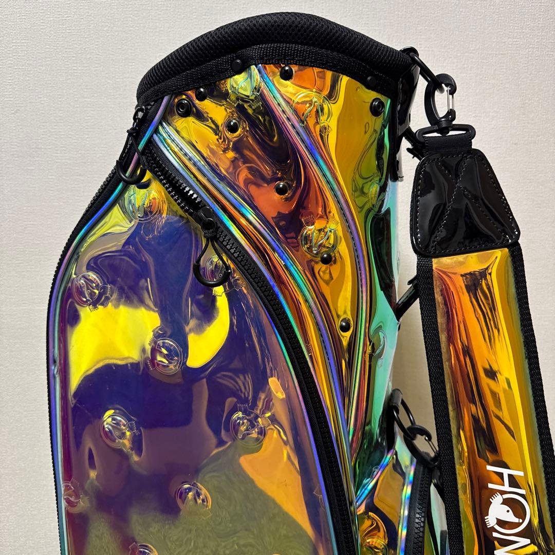 非売品 新品 HONMA ホンマ キャディバッグ オーロラ ホログラム クリアー