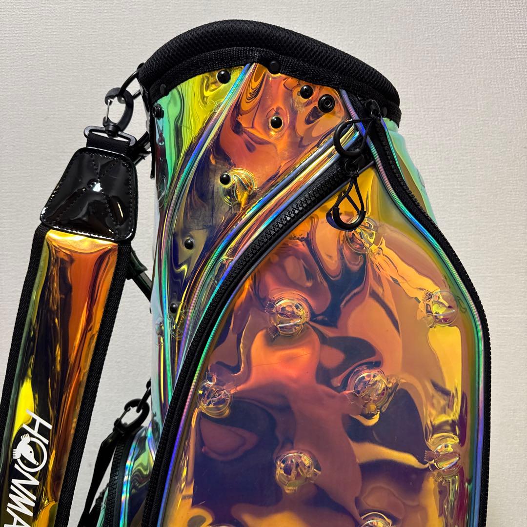 非売品 新品 HONMA ホンマ キャディバッグ オーロラ ホログラム クリアー