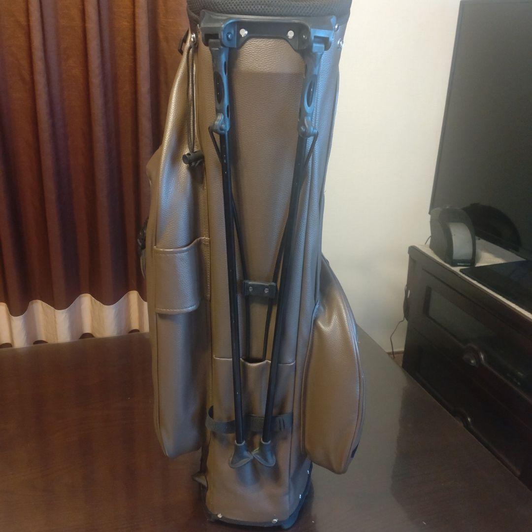 1piu1uguale3 　キャディバック　ブラウン　【破れ修正済】