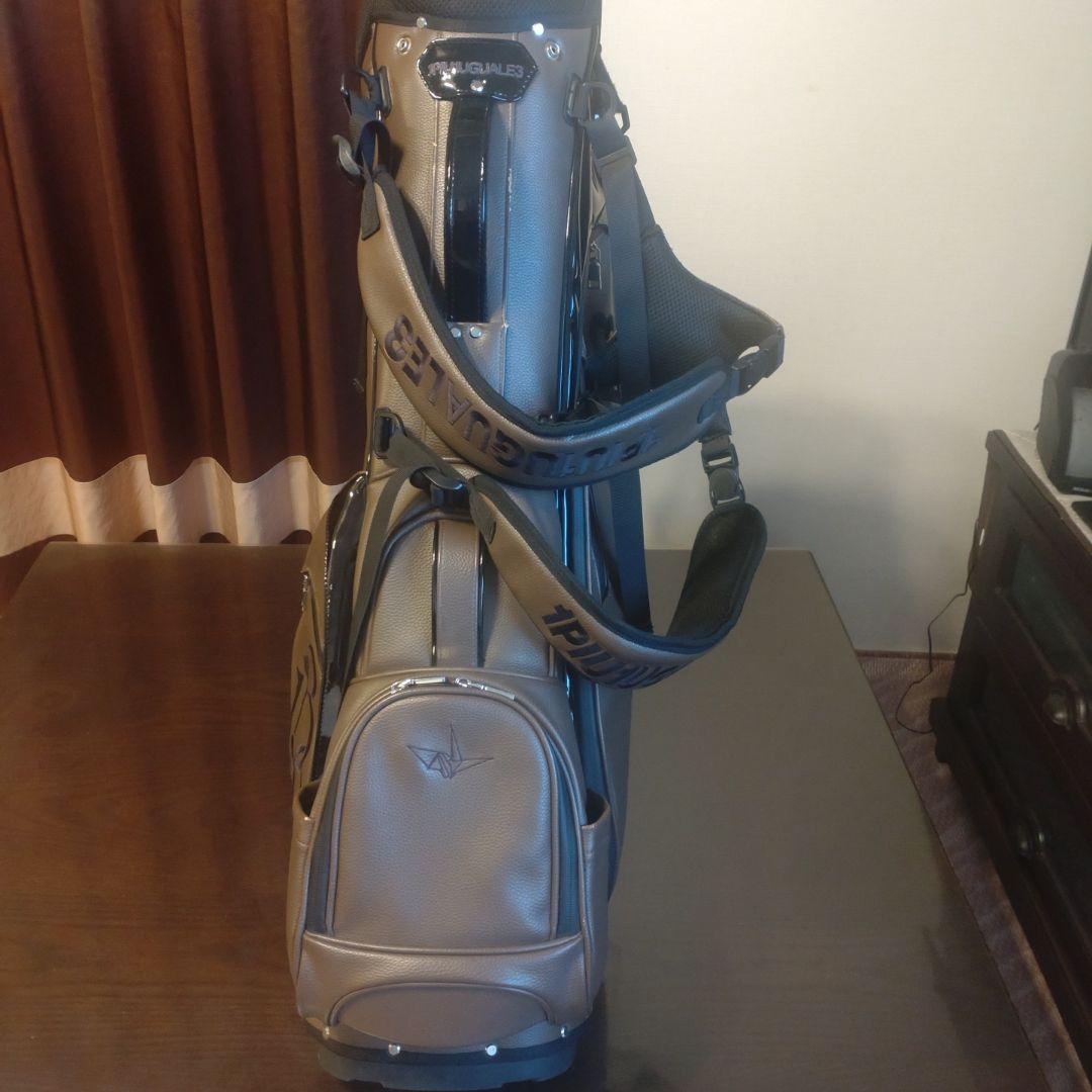 1piu1uguale3 　キャディバック　ブラウン　【破れ修正済】