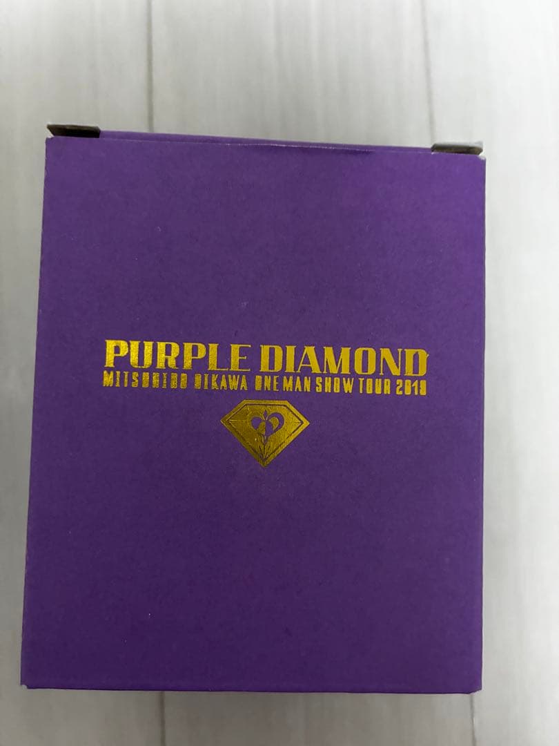 【匿名配送】及川光博グッズPURPLE DIAMOND グラス＆コースターセット