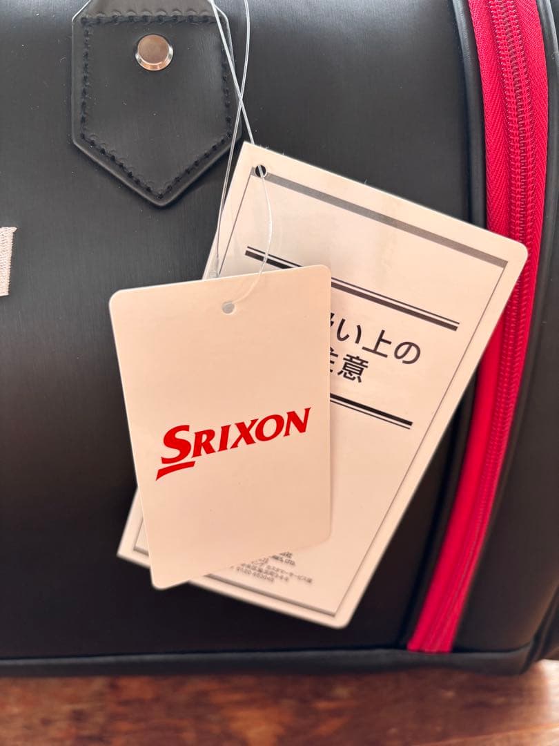 Srixon ダッフルバッグ 黒 赤 ゴルフ 新品未使用