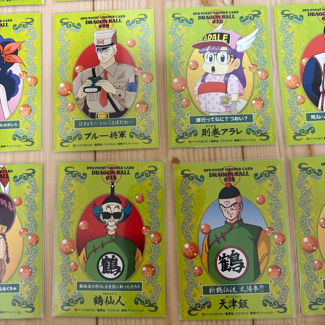 DRAGON BALL ドラゴンボール DVD封入特典 ポイントナンバーカード