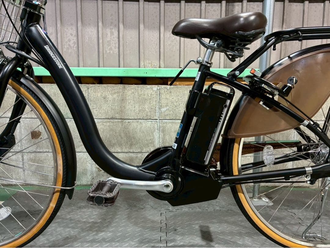№8615 電動自転車　ブリヂストン　フロンティア 26インチ ブラック✨美品✨