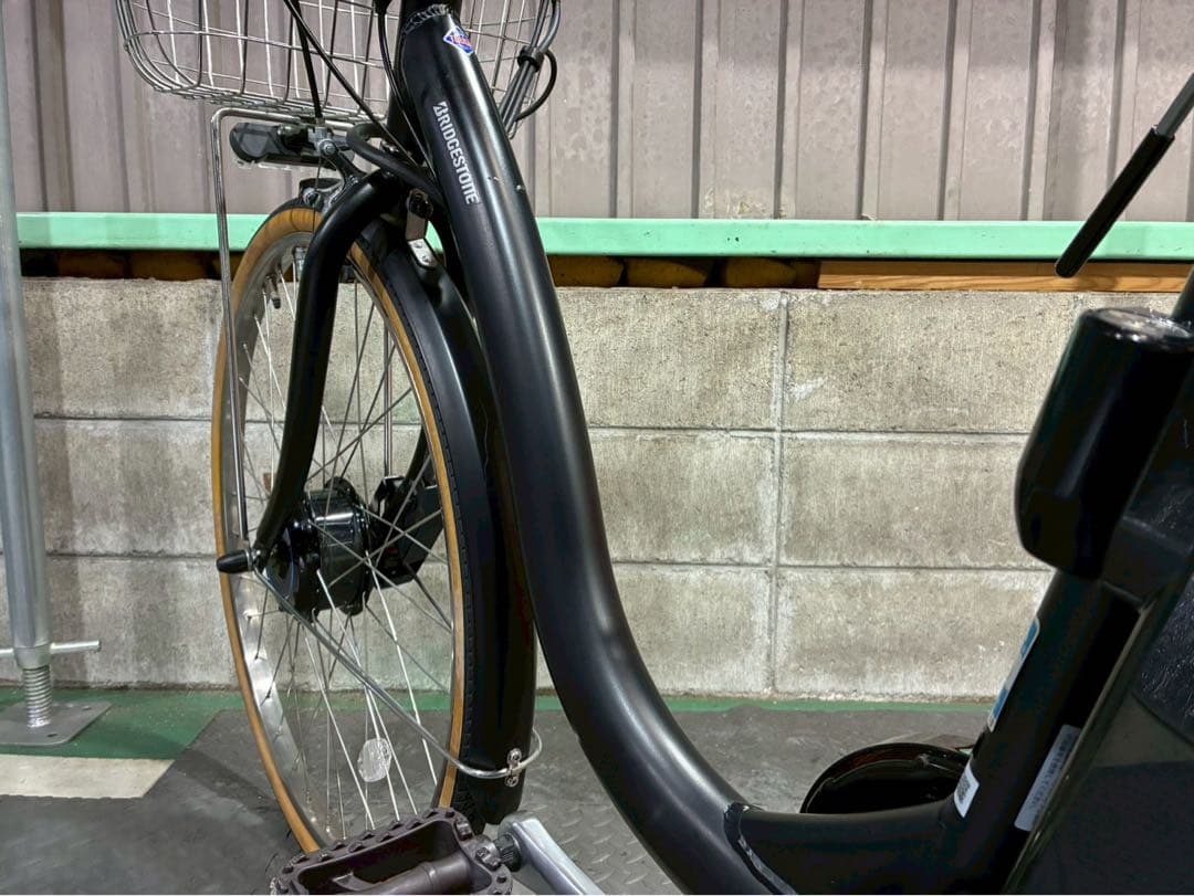 №8615 電動自転車　ブリヂストン　フロンティア 26インチ ブラック✨美品✨