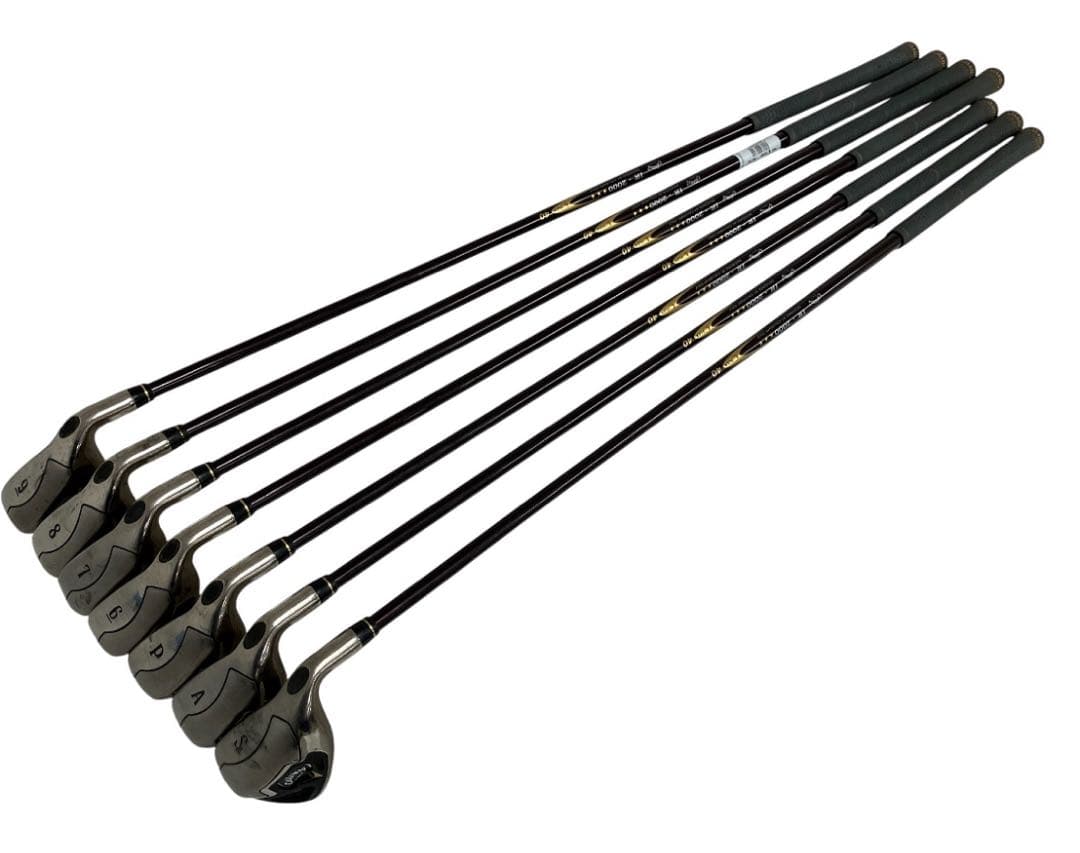 稀少！レディース！Callaway E.R.C Ti チタンアイアン 7本セット