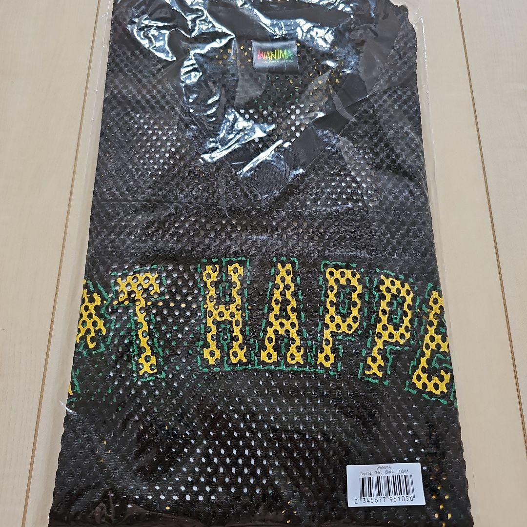 WANIMA フットボールシャツ S/Mサイズ ブラック